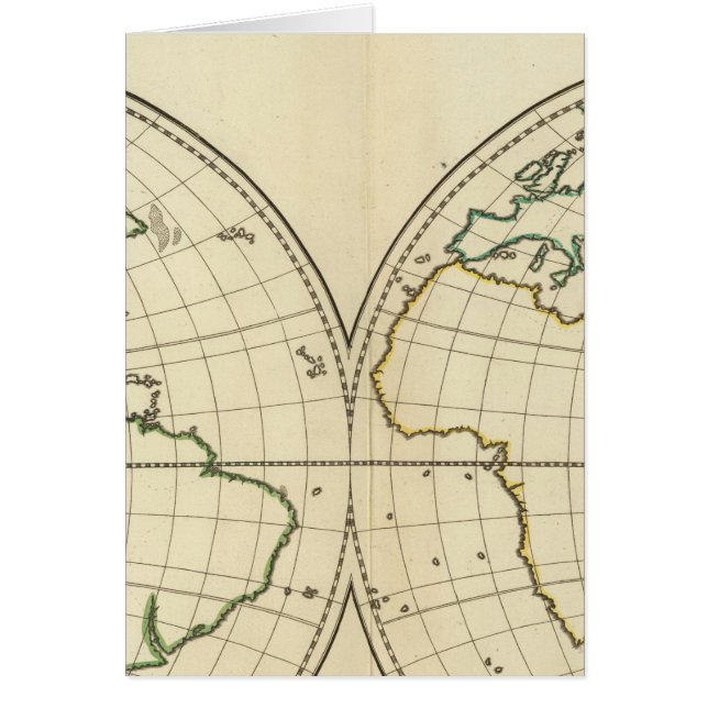 Carte mondiale avec Latitude et Longititude (Devant)