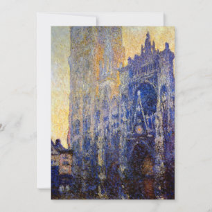 Carte Monet - Cathédrale de Rouen, Effet du matin
