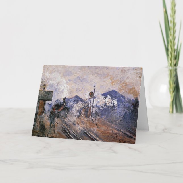 Carte Monet - Gare Saint-Lazare, Piste Sortant, (Devant)