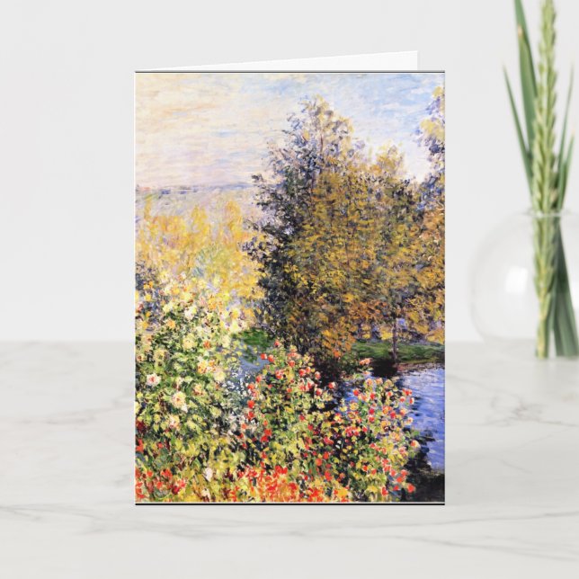 Carte Monet - Le jardin de Hoschede à Montgeron (Devant)