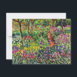 Carte Monet - Le jardin d'Iris à Giverny<br><div class="desc">L'Iris Garden à Giverny,  belle peinture d'art de Claude Monet</div>