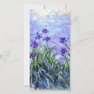 Carte Monet Lilac Irises