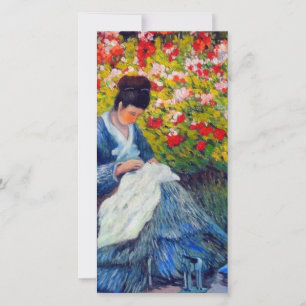 Carte Monet Mère et Enfant en Jardin