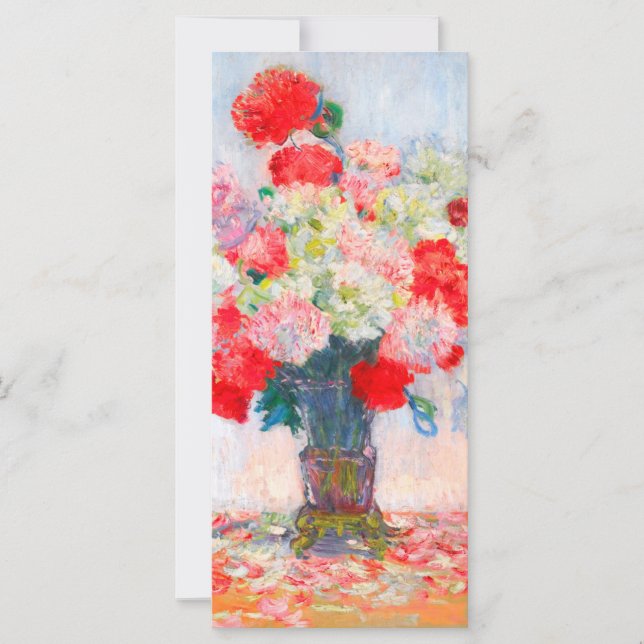 Carte Monet Peonies (Devant)