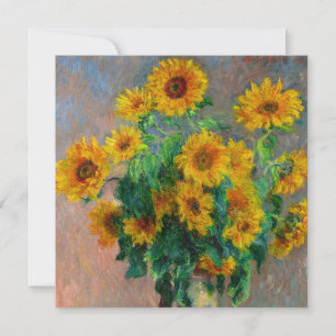 Carte Monet Sunflower