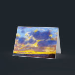 Carte Monet - Tombe de nuit<br><div class="desc">La tombée de la nuit,  peinture colorée d'art raffiné de Claude Monet</div>