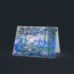 Carte Monet - Water Lilies, 1919<br><div class="desc">Célèbre tableau de Claude Monet : Water Lilies,  1919</div>