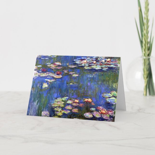 Carte Monet Water Lilies Pond (Devant)