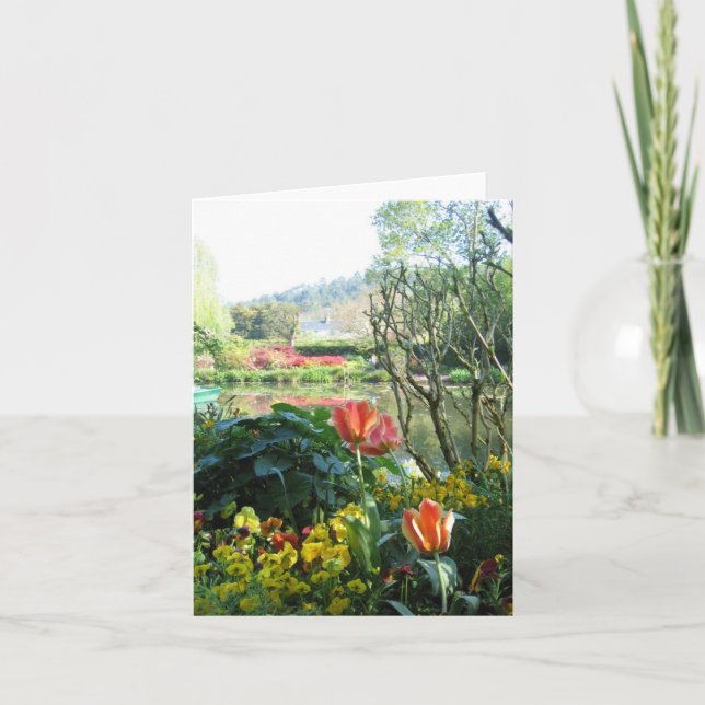 Carte Monet's Gardens and Home Card (Devant)