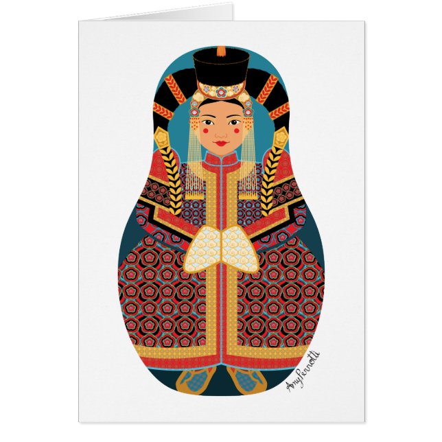 Carte Mongol Matryoshka (Devant)