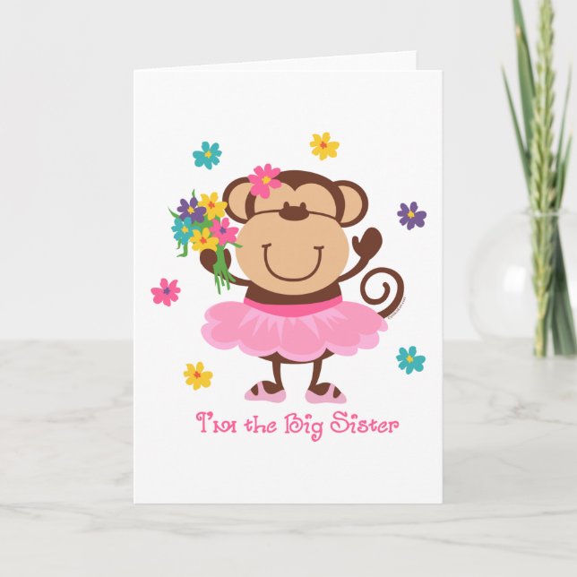 Carte Monkey Big Sister (Devant)