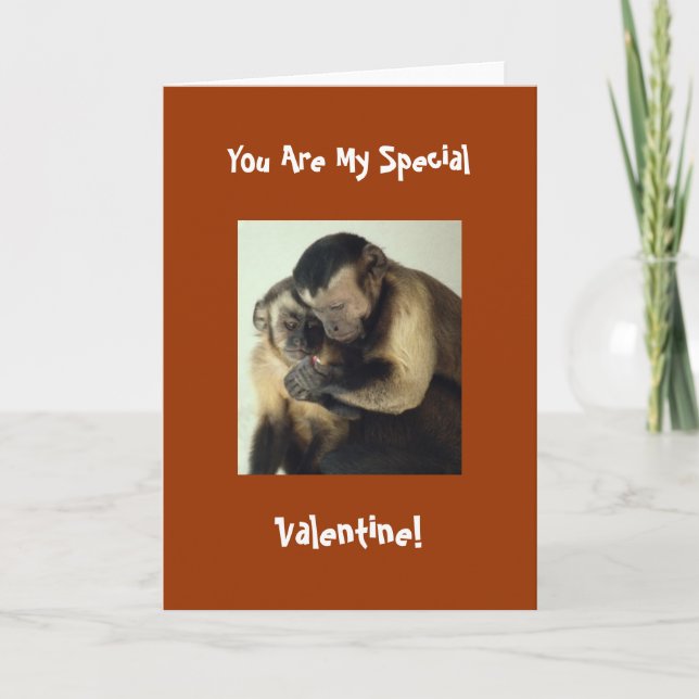 Carte Monkey Valentine (Devant)