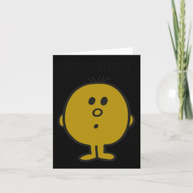 Carte Monsieur Calme (Devant)