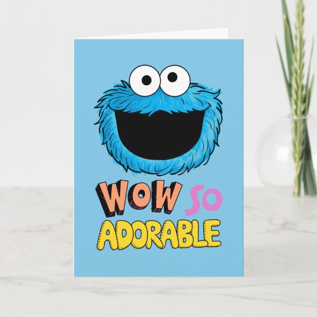 Carte Monster à la fin de cette histoire| Cookie Monster (Devant)