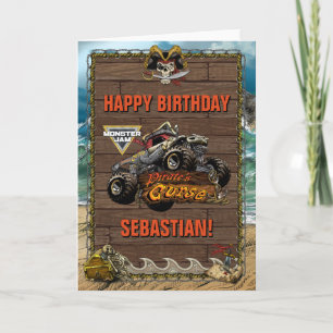 Carte Monster Jam - Anniversaire de la Malédiction du Pi