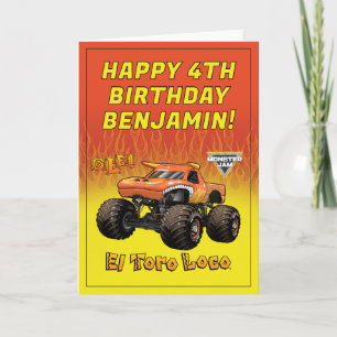 Carte Monster Jam - Anniversaire El Toro Loco