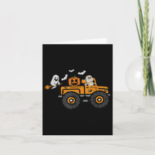 Carte Monster Truck Ghost Citrouille Costume Halloween G