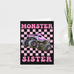 Carte Monster Truck Sister Monster Truck Are My Jam Truc