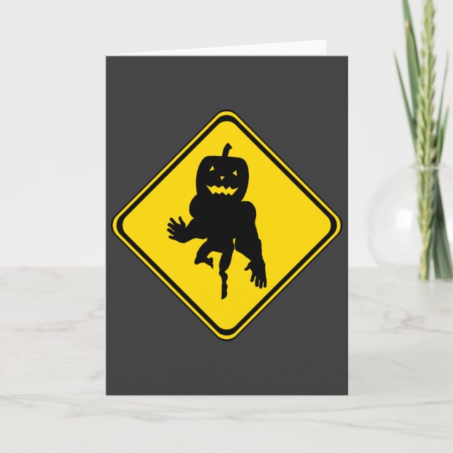 Carte Monstre d'Halloween en avant (Devant)