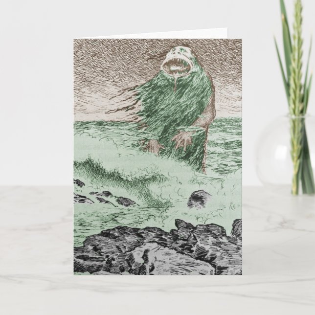 Carte Monstre sortant de l'eau (Devant)
