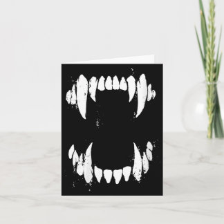 Carte Monstre Vampire Loup Chien Halloween Horreur Femme