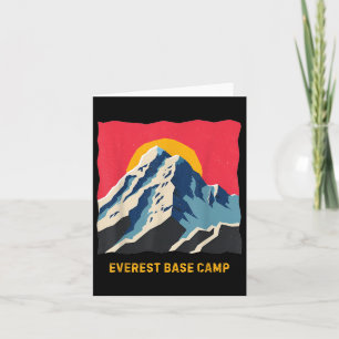Carte Mont Everest Base Camp Himalayas Mountain Hike Cl