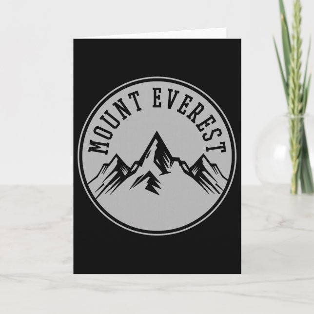 Carte Mont Everest Randonnée Alpinisme Escalade (Devant)