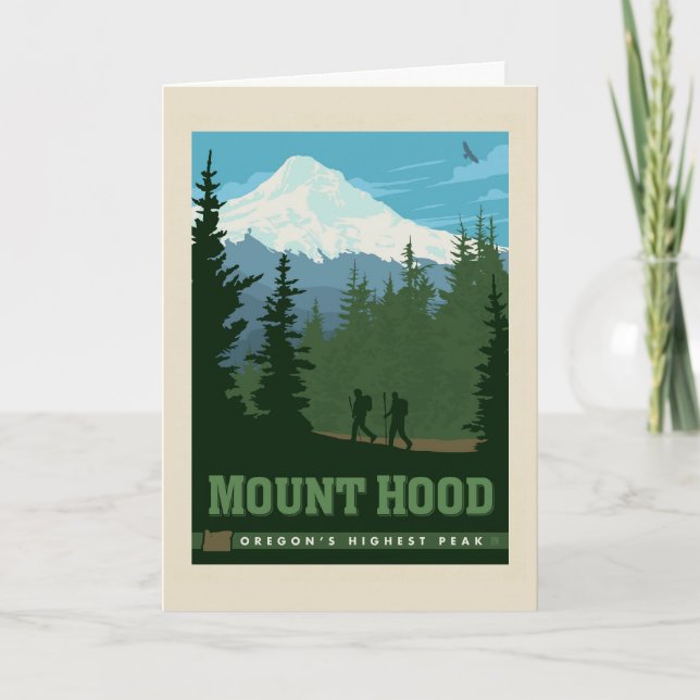 Carte Mont Hood | Oregon (Devant)