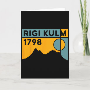 Carte Mont Rigi Kulm Lac Lucerne Cyclisme Randonnée Ski 