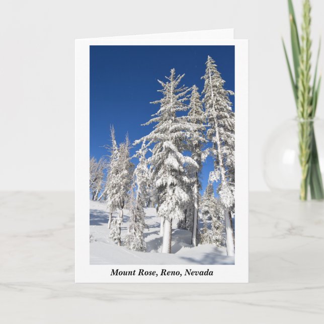 Carte Mont Rose Reno Nevada Photo de J.Halko (Devant)