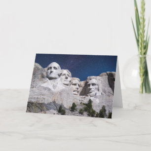 Carte Mont Rushmore Timelape Sky