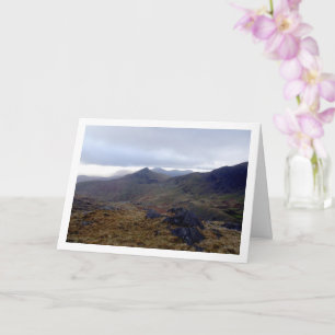 Carte Mont Snowdon, Parc national de Snowdonia, Gallois
