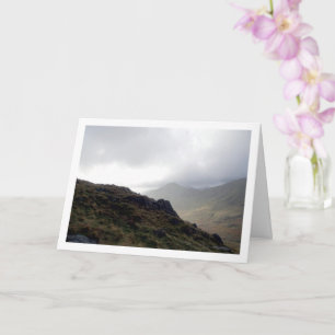 Carte Mont Snowdon, parc national de Snowdonia, Pays de 