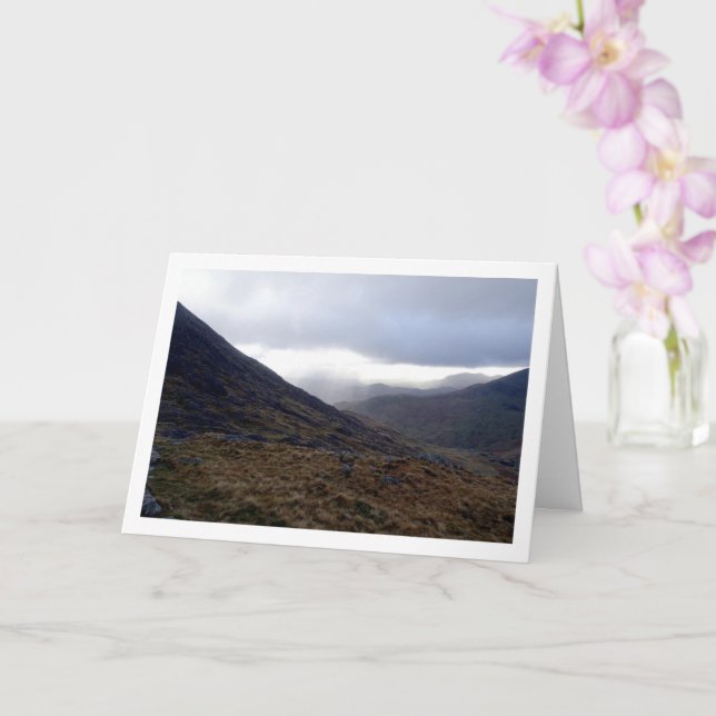 Carte Mont Snowdon, Snowdonia, Pays de Galles, Royaume-U (Orchidée)