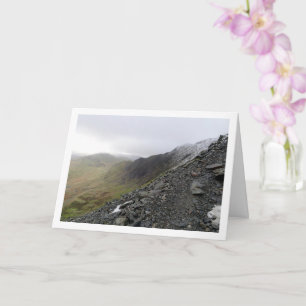 Carte Mont Snowdon, Snowdonia, Pays de Galles, Royaume-U