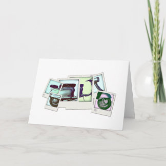 Carte montage photo lambrette