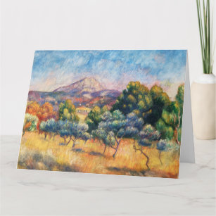 Carte Montagne Sainte-Victoire Paysage par Renoir