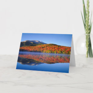 Carte Montagnes Adirondack en automne New York