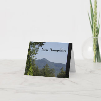 Carte Montagnes blanches du New Hampshire
