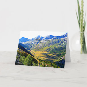 Carte Montagnes des Pyrénées, France