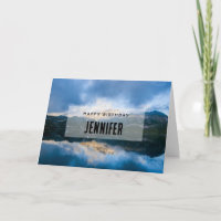 Montagnes et lac Pittoresque Nature Photo Annivers