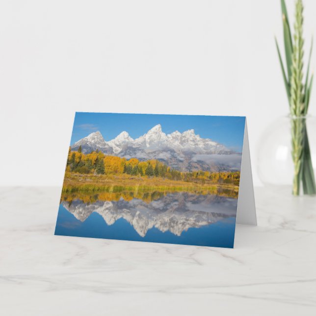 Carte Montagnes Grand Teton Wyoming (Devant)