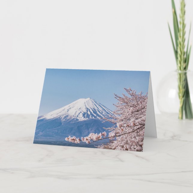 Carte Montagnes | Mt Fuji Tokyo, Japon (Devant)