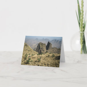 Carte Montagnes Simien Éthiopie