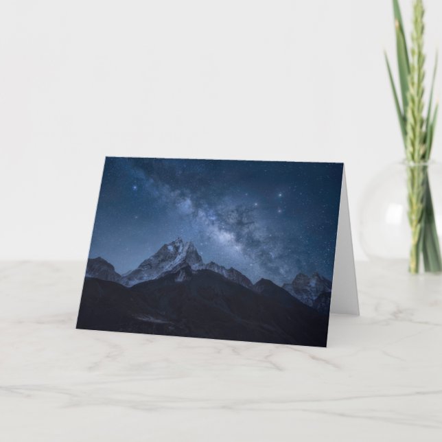 Carte Montagnes | Thamserku Mountain, Népal (Devant)