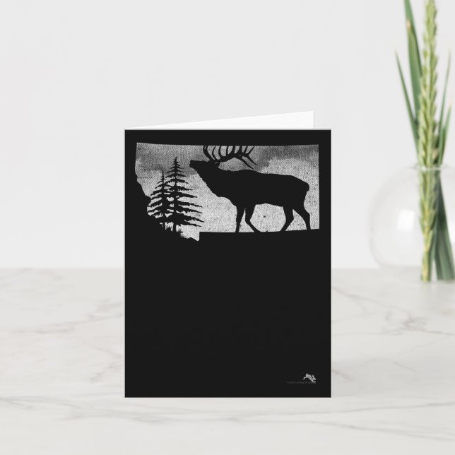 Carte Montana Elk Hunter (Devant)