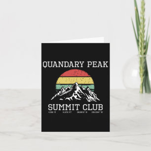 Carte Montée Quandary Peak Summit Club Randonnée Colorad