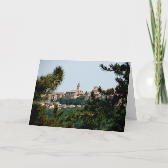 Carte Montepulciano, Italie (Devant)