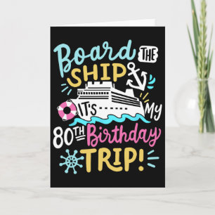 Carte Monter à bord C'est mon voyage de croisière pour m