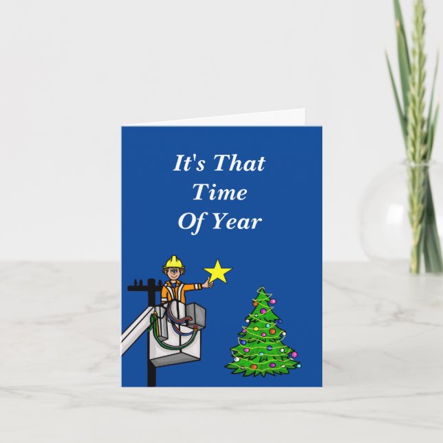 Carte Monteur dans un seau mettant une étoile sur la car (Devant)